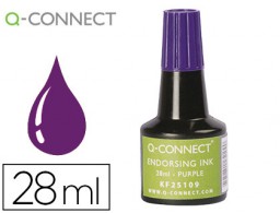 Frasco tinta tampón Q-Connect violeta 28 ml.